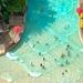 Aerial shot of a wave pool at a water park Thumbnail